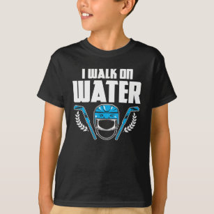 Ich gehe auf Wasser-Eis-Hockey T-Shirt