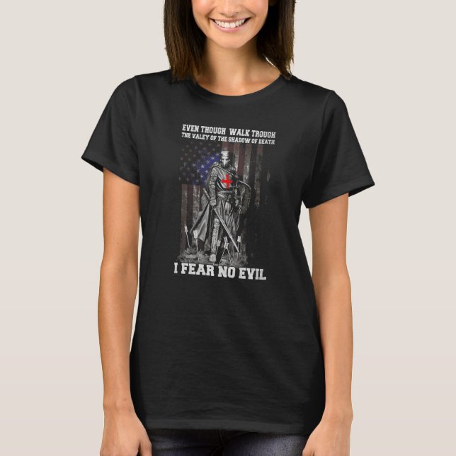 Ich gehe durch das Tal des Todes, den ich fürchte, T-Shirt (Vorderseite)