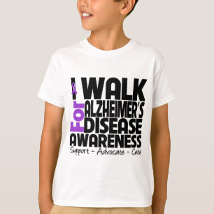 Ich gehe für Alzheimerkrankheit-Bewusstsein T-Shirt