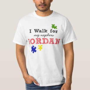 Ich gehe für… Jordanien-Autismus-T - Shirt