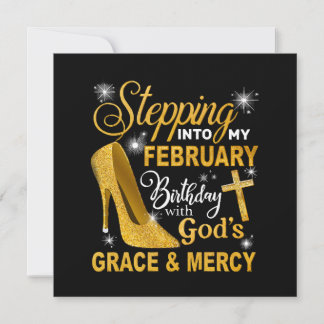Ich gehe mit Gods Grace in meinen Geburtstag im Fe