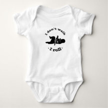 Ich gehe nicht, ich rolle Baby bjj jiu jitsu
