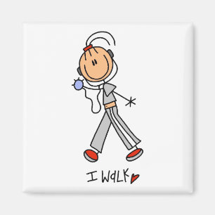 Ich gehe T-Shirts und Geschenke Magnet