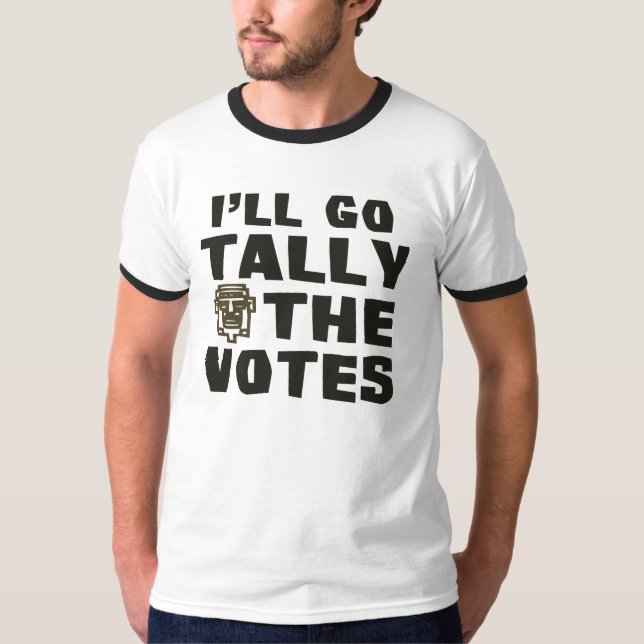 Ich gehe Tally die Stimmen T-Shirt (Vorderseite)
