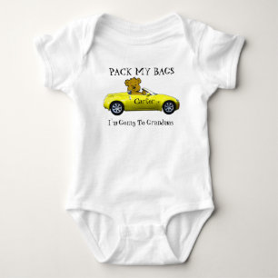 Ich GEHE ZU GRANDMAS-T-SHIRT Baby Strampler