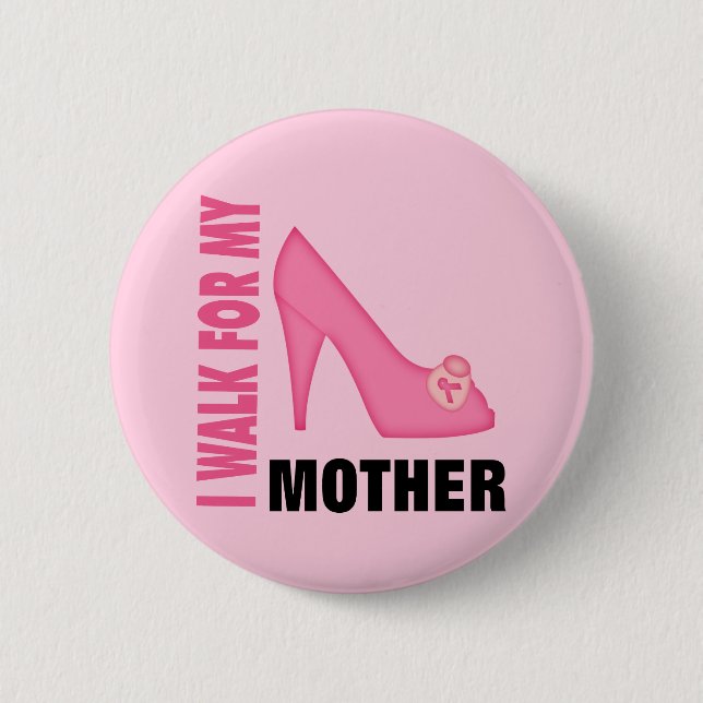 Ich gehe zu meiner Mutter Button (Vorderseite)