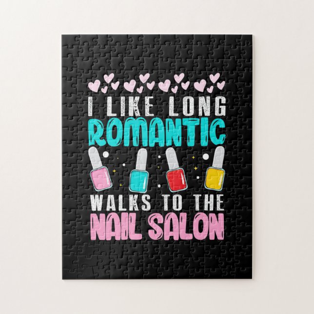 Ich gehe zum Nagelstudio (Vertikal)