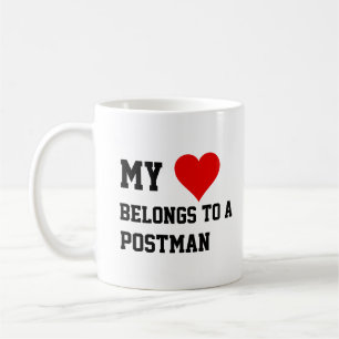 Ich gehöre einem Postboten an Kaffeetasse