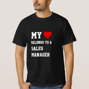 Ich gehöre einem T - Shirt des Vertriebsleiters an
