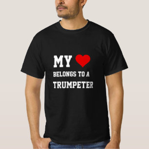 Ich gehöre einem Trumpeter-T - Shirt an