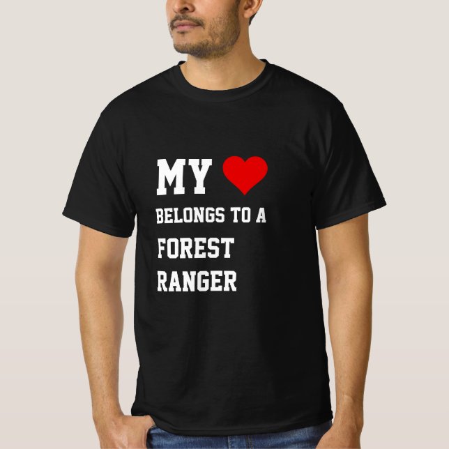 Ich gehöre einem Waldläufer-T - Shirt an (Vorderseite)