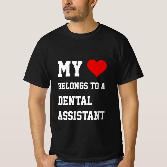 Ich gehöre einem Zahnarztassistenten-T - Shirt an (Vorderseite)