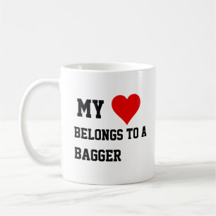 Ich gehöre einer Bagger-Tasse an Kaffeetasse