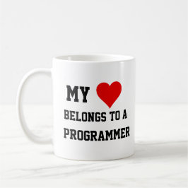 Ich gehöre einer Programmierer-Tasse an Kaffeetasse