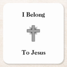 Ich gehöre Jesus-Untersetzer