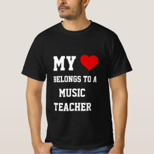 Ich gehöre zu einem T - Shirt des Musiklehrers