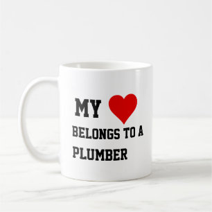 Ich gehöre zu einer Klempner-Tasse Kaffeetasse