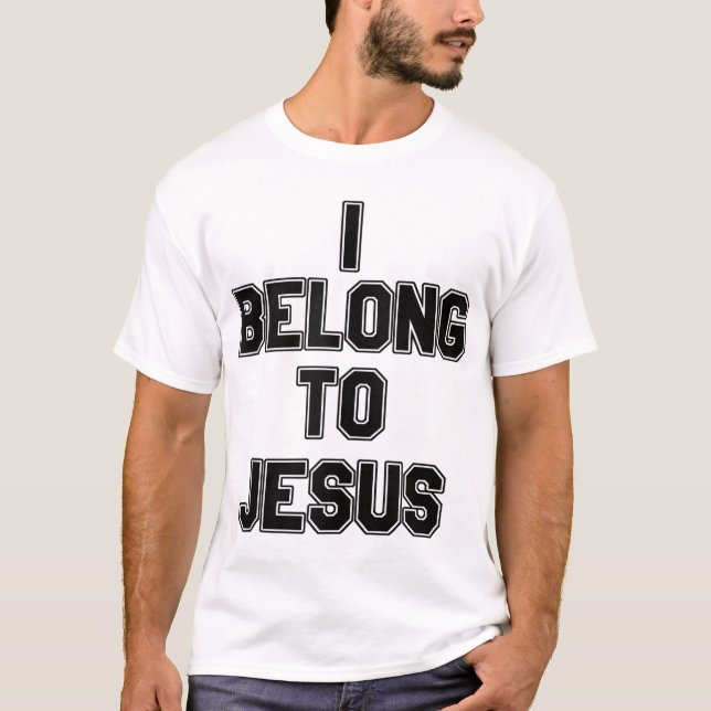 Ich gehöre zu Jesus T-Shirt (Vorderseite)