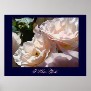 Ich gelobe dir Kunst-Druck-Geschenke Sanfte Pastel Poster