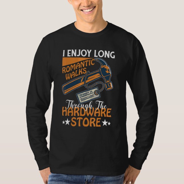 Ich genieße lange romantische Spaziergänge durch d T-Shirt (Vorderseite)