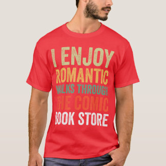 Ich genieße Romc Walkshroughhe Comic Buchhandlung T-Shirt