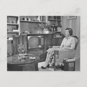 Ich genieße ruhige Abende Postkarte