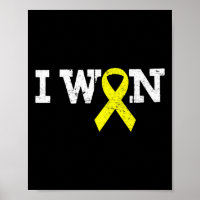 Ich gewann Gold Ribbon Kid Support Kinderkrebs Awa