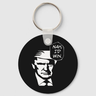 Ich gewinne Funny Trump 2024 als republikanische U Schlüsselanhänger