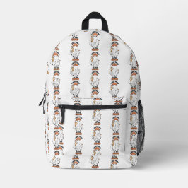 Ich ghost Menschen das ganze Jahr rund um Funny Gh Bedruckter Rucksack