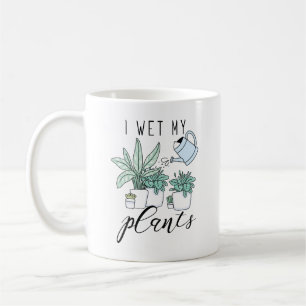 Ich gieße meine Pflanzen Kaffeetasse