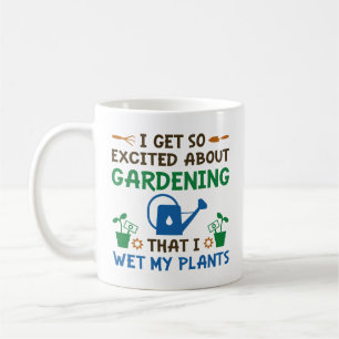 Ich gieße meine Pflanzen Kaffeetasse