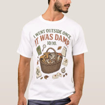 Ich ging einmal nach draußen, als es feucht war, l