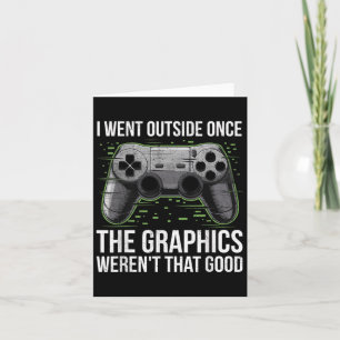 Ich ging nach draußen, als die Grafik so gut war Karte