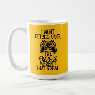 Ich ging nach draußen - Lustiger Gamer Kaffeetasse