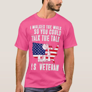 Ich ging zu Fuß, damit Sie den Talk Veter sprechen T-Shirt