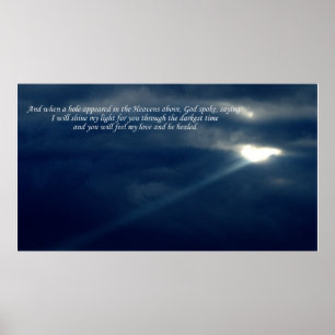 "Ich glänze mein Licht für Sie…" spiritualposter Poster