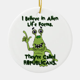 Ich glaube an alien-Lebensformen, Keramik Ornament