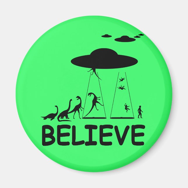 Ich glaube an Außerirdischen Magnet (Vorne)