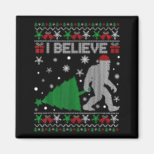 Ich glaube an Big Foot Sasquatch Weihnachten Magnet