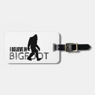 Ich glaube an Bigfoot lustiges Sasquatch Gepäckanhänger