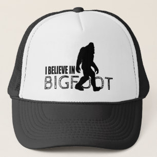 Ich glaube an Bigfoot lustiges Sasquatch Truckerkappe