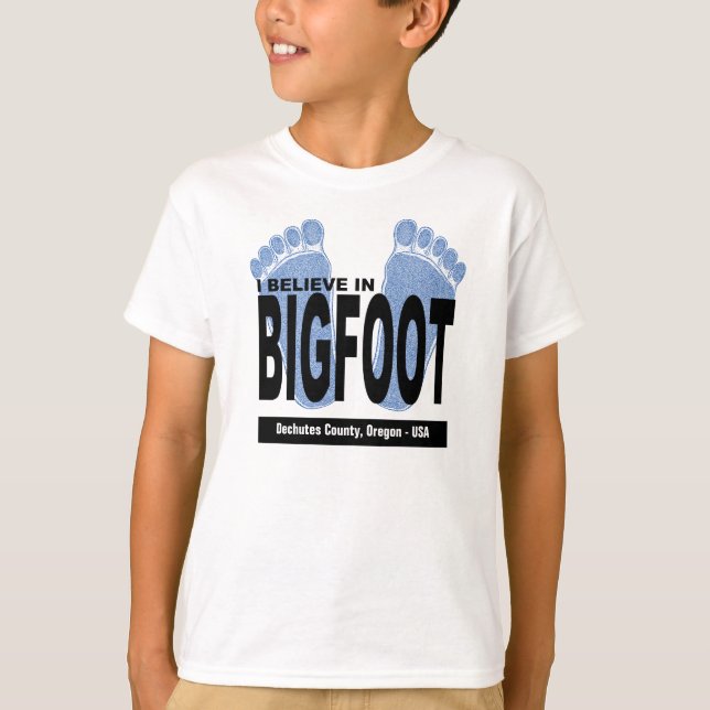 Ich glaube an Bigfoot T-Shirt (Vorderseite)