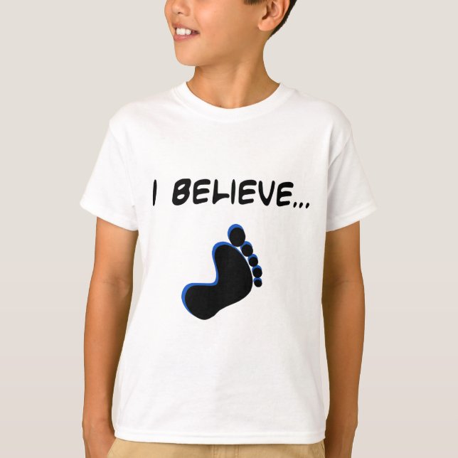 Ich glaube an Bigfoot T-Shirt (Vorderseite)