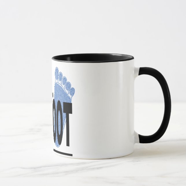 Ich glaube an Bigfoot Tasse (Rechts)
