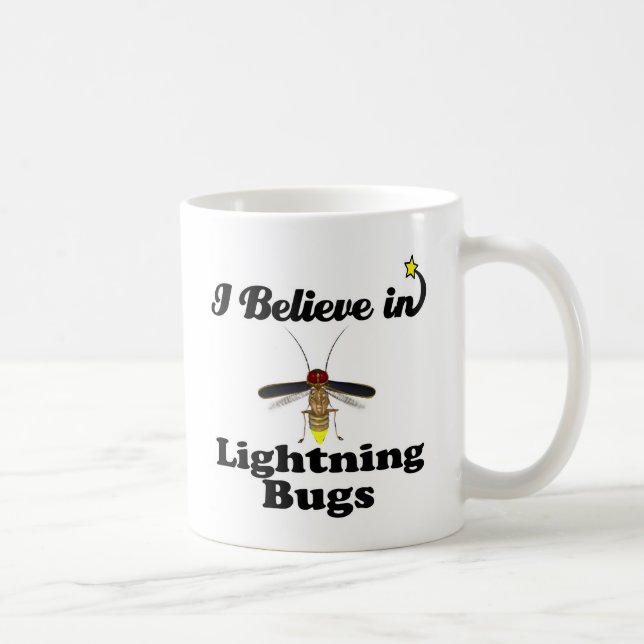 Ich glaube an Blitze Kaffeetasse (Rechts)