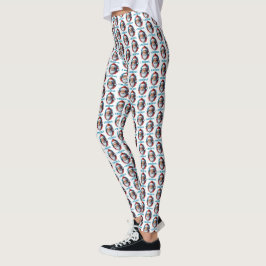 Ich glaube an das Design des Santa Claus Graffiti. Leggings