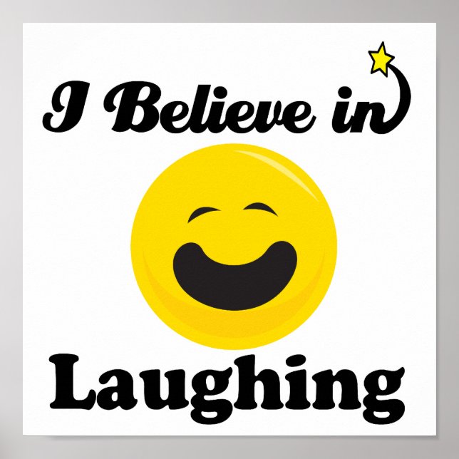 Ich glaube an das Lachen Poster (Vorne)
