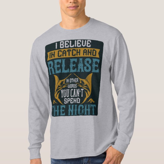 Ich glaube an das lange Schläfchen der Männer T-Shirt (Vorderseite)