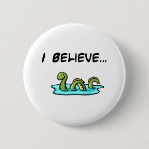 Ich glaube an das Loch- Nessmonster Button