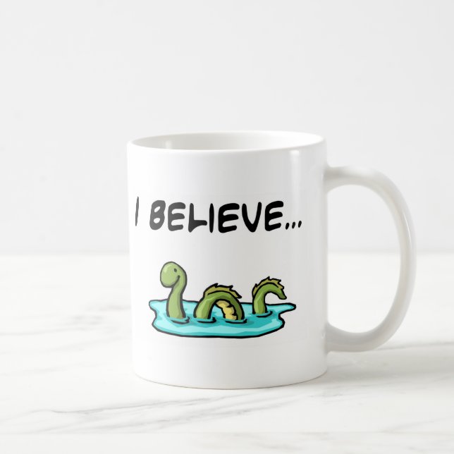 Ich glaube an das Loch- Nessmonster Kaffeetasse (Rechts)